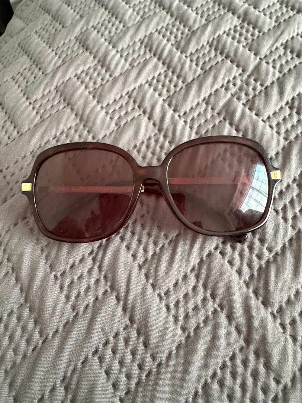 Michael Kors Collection Oversized Brown Gradient Sunglasses